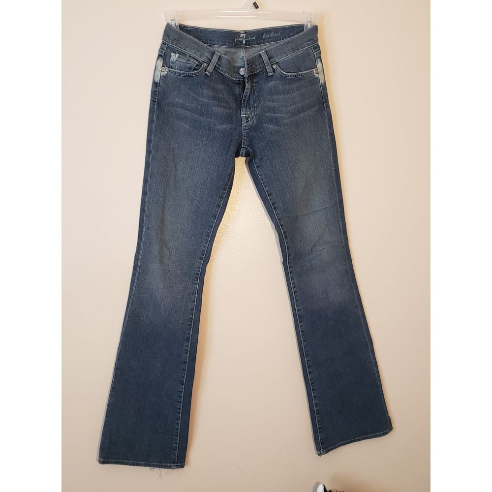 Women's, 7 For All Mankind Jeans, 28W x 31L, Blue